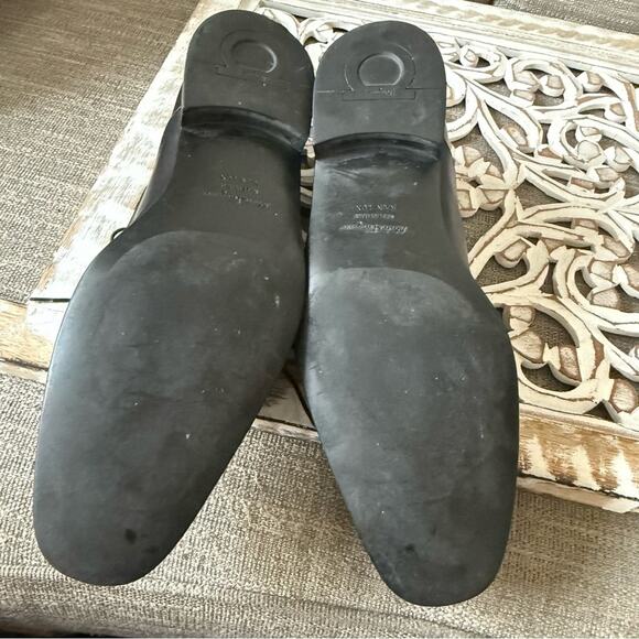 Salvatore Ferragamo Black Leather Oxford Shoes Men’s 9.5 main image 8